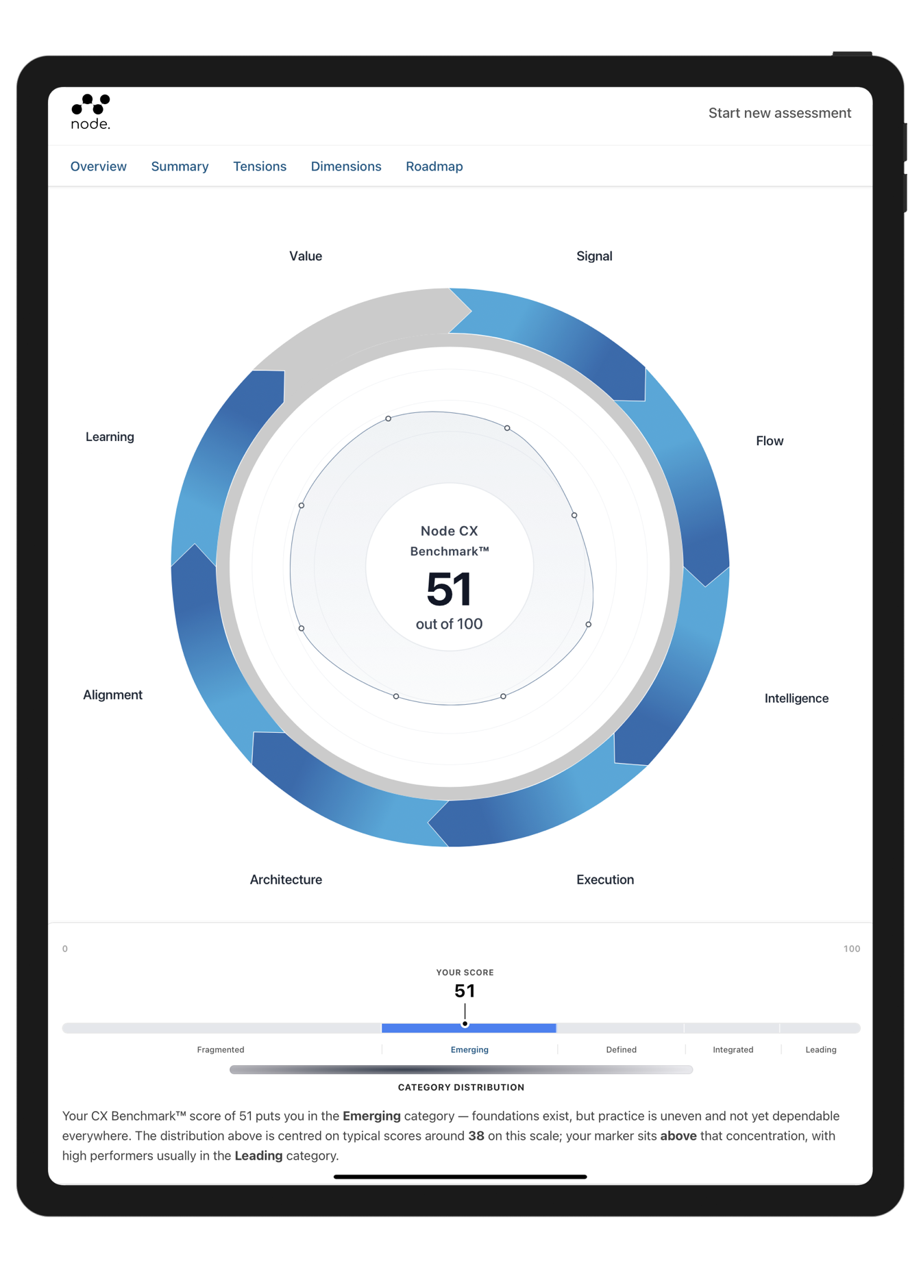 Node CX Pulse report